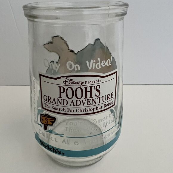 Welchs Jelly Jar Glass Disney Presents Winnie The Poohs Grand Adventure 5 - Picture 3 of 6